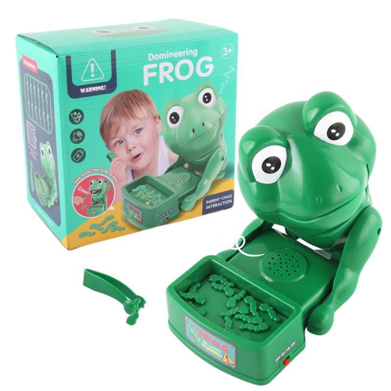 Stealing Insect Frog Biting Prank Toys Funny Electronic Frog Toys Don&t Wake The Frog Toys Parent-Child Interaction Game